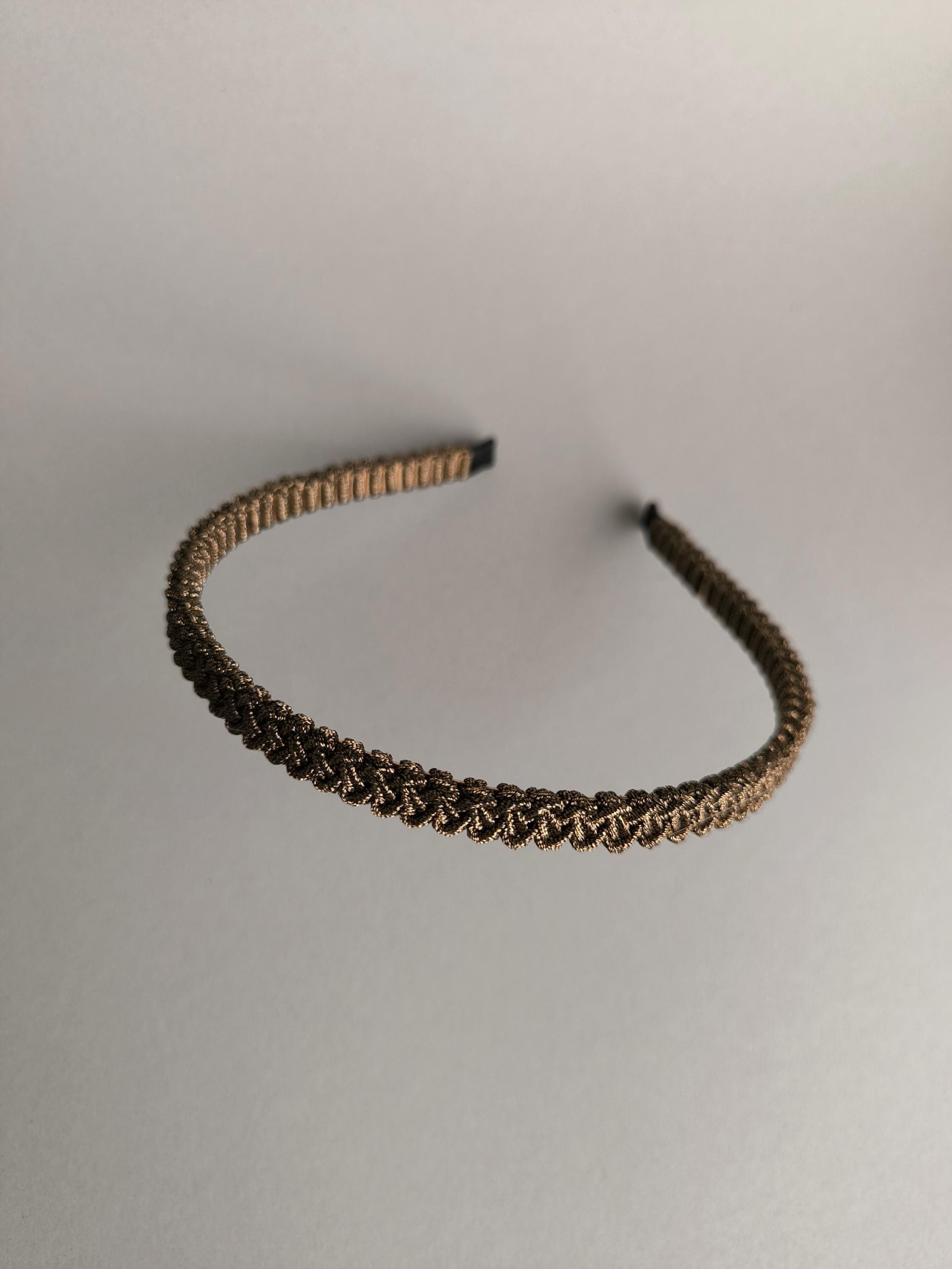 Bronze Macrame Headband