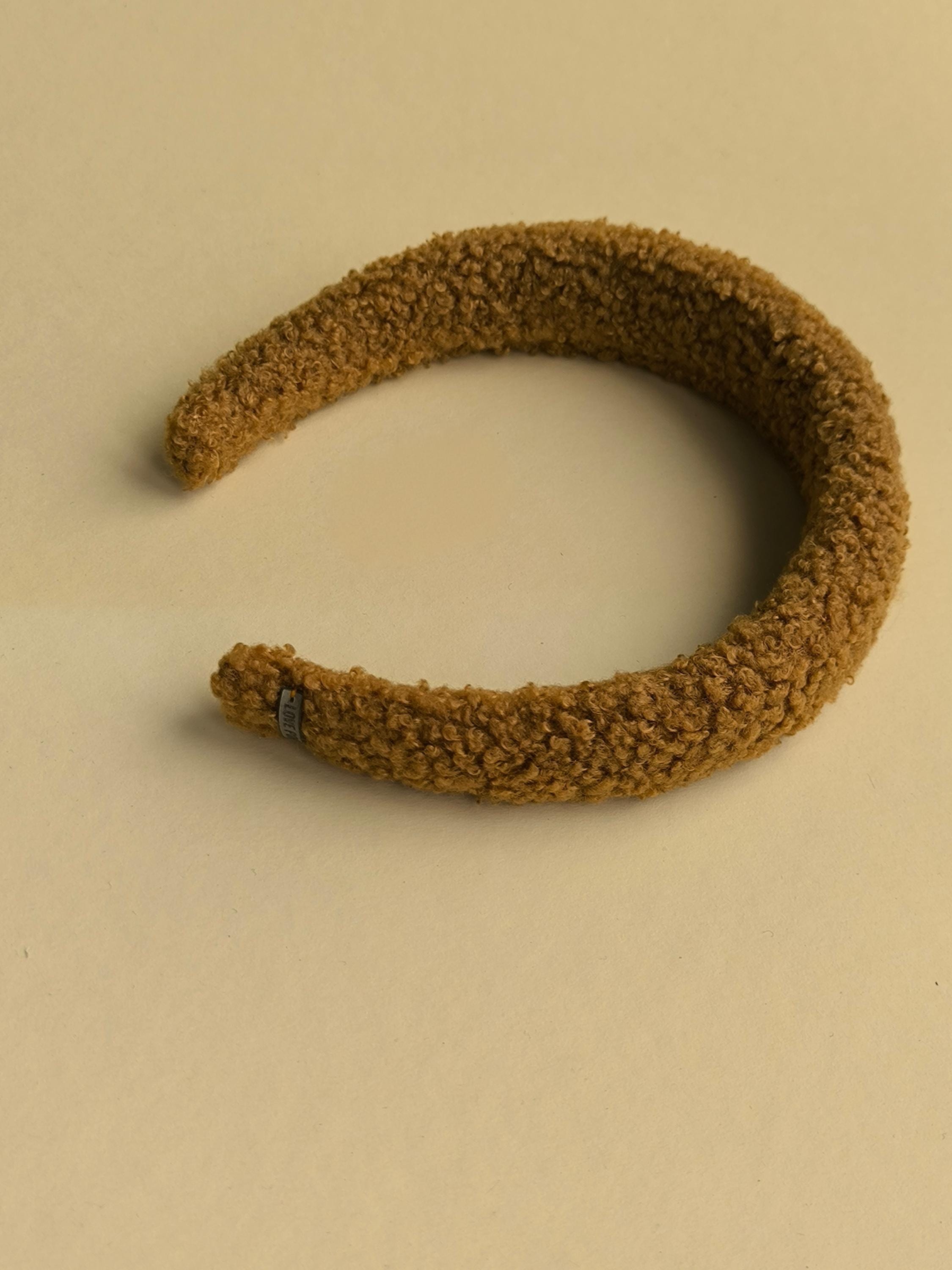 Caramel Teddy Hair Band