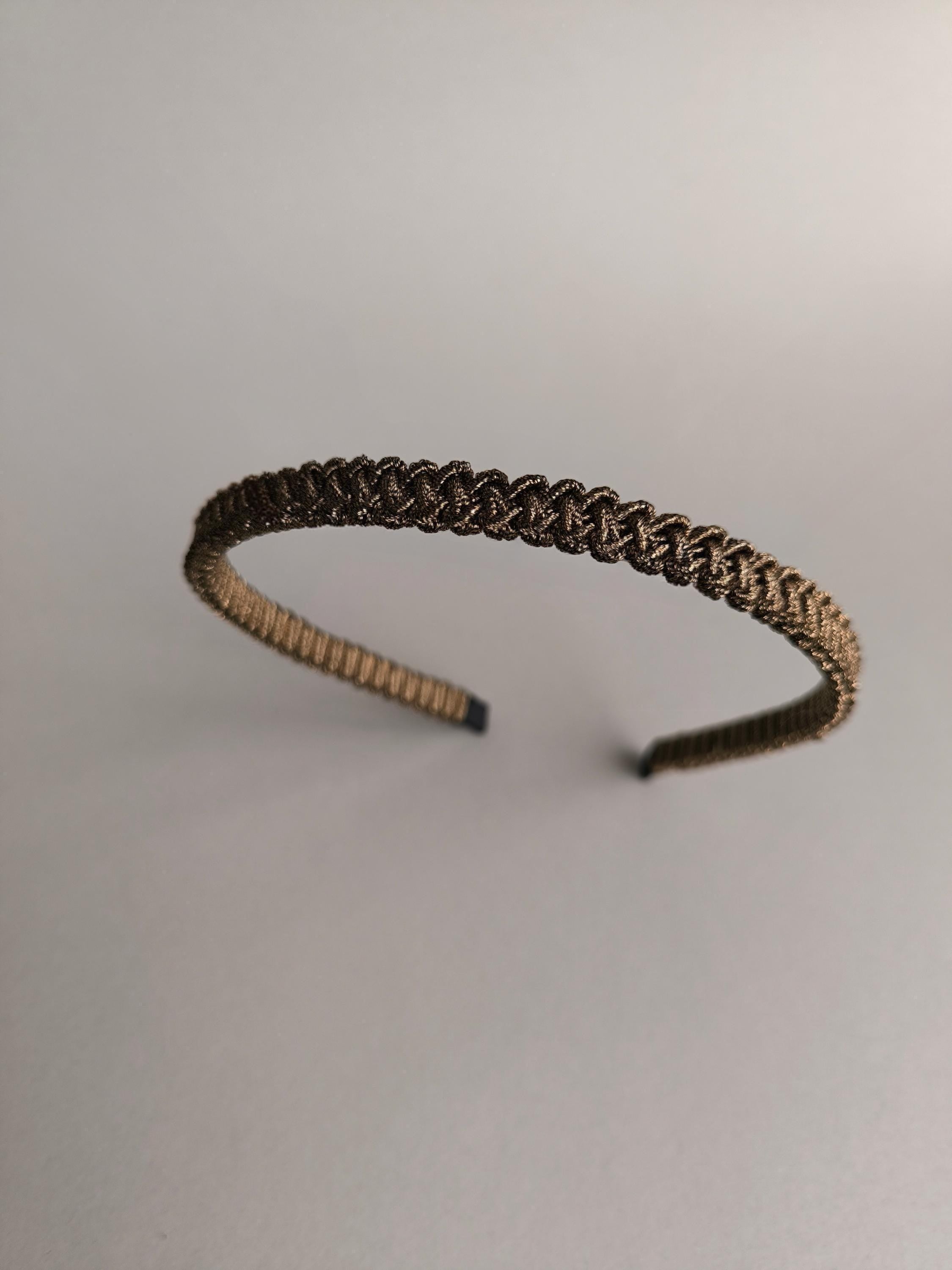 Bronze Macrame Headband