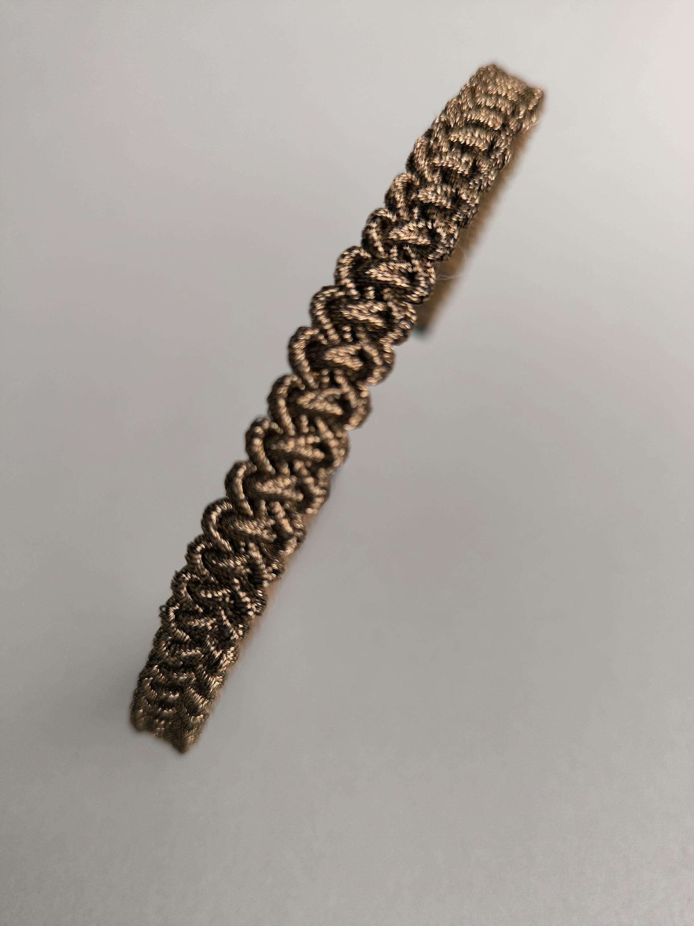 Bronze Macrame Headband