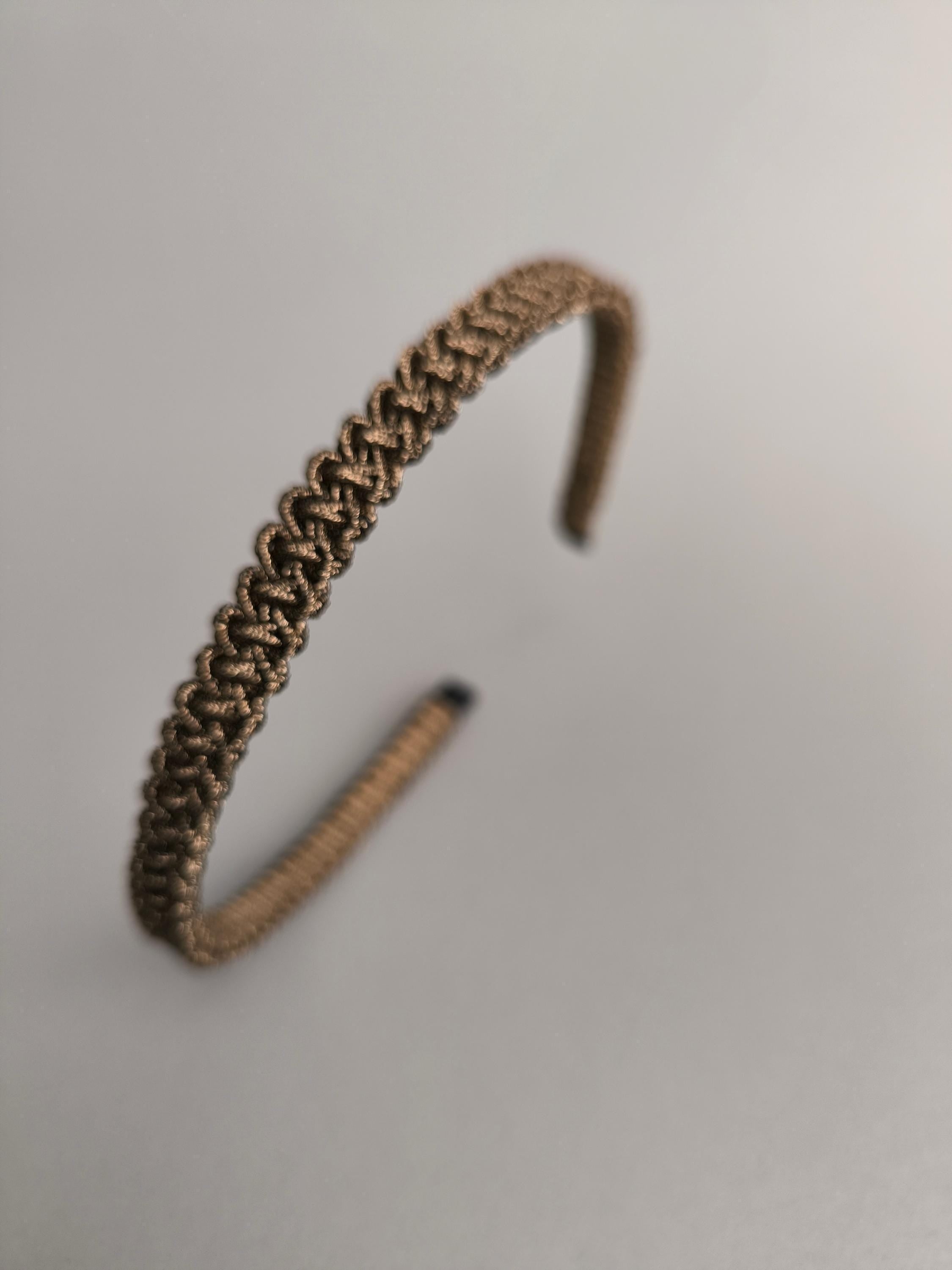 Bronze Macrame Headband